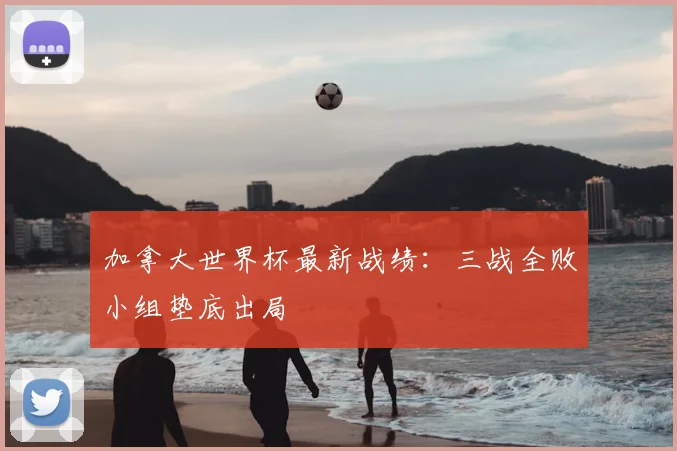 加拿大世界杯最新战绩：三战全败小组垫底出局